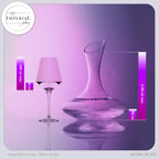 IMPERIAL Weindekanter mit 4er Set Rotweingläser aus Crystalline Glas Serie Athen 2100ml/580ml