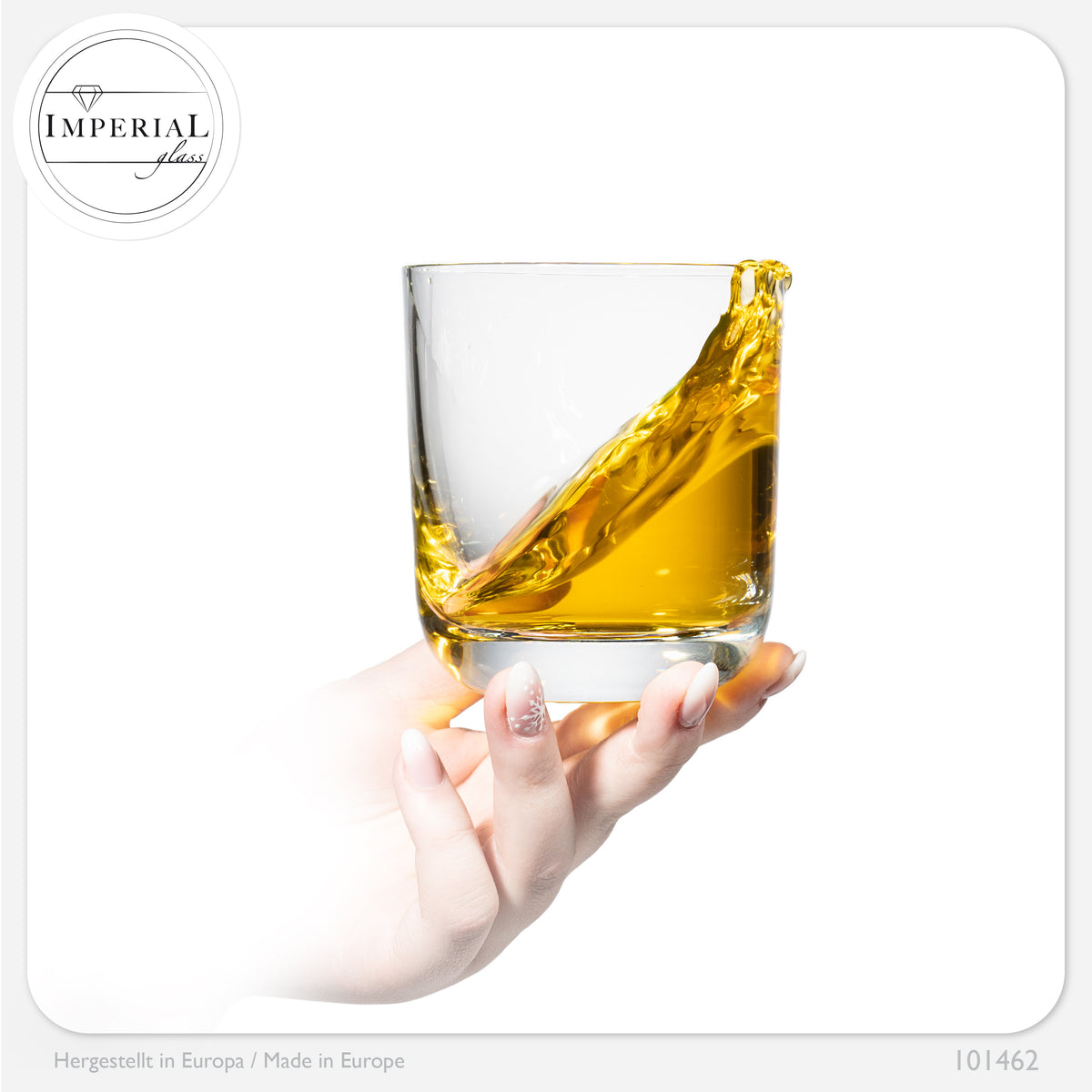IMPERIAL glass Trinkgläser aus Glas 225ml (max.330ml) Set 12-Teilig Whiskeygläser