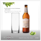 PLATINUX Wysokie szklanki do piwa 500 ml (maks. 630 ml) Zestaw 6-częściowy ze szkła duże szklanki do Kölscha Można myć w zmywarce