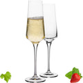 IMPERIAL glass Sektkelche 220ml Serie "Athen" Set 2-Teilig Sektgläser aus Crystalline Glas