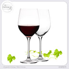 IMPERIAL glass Bauchige Rotweingläser 550ml Set 2-Teilig "Havanna" Burgundergläser aus Crystalline Glas