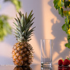 PLATINUX Proste szklanki do napojów 250 ml (maks. 300 ml) Zestaw 6-częściowy Szklanki do soków ze szkła Można myć w zmywarce
