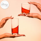 IMPERIAL glass Zestaw 12 szklanek o pojemności 400 ml i 370 ml - Szklanki do wody i soków z krystalicznego szkła, można myć w zmywarce - Zestaw szklanek z formowanym dnem