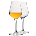 IMPERIAL Nosing Glas 110 ml kieliszek degustacyjny do whisky i koniaku z kryształu szklanego, zestaw 2 sztuk, można myć w zmywarce