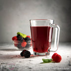 PLATINUX Szklanki do herbaty ze szkła z uchem Szklanki do kawy 220ml (maks. 280ml) Zestaw 6-częściowy