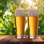 IMPERIAL glass Biergläser aus Glas 500ml (max 670ml) Set 6-Teilig
