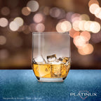 PLATINUX Eleganckie szklanki do picia 240ml, zestaw 6 sztuk, szklanki do wody, szklanki do soku