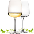 IMPERIAL glass Große Eckige Weißweingläser 480ml "Milano" Set 2-Teilig Chardonnay Glas aus Crystalline Glas Spülmaschinenfest