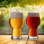 IMPERIAL glass Außergewöhnliche Biergläser aus Glas 500ml Set 6-Teilig Weizengläser 0,5L