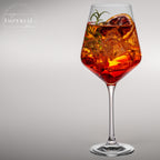 IMPERIAL szklanki do aperitifu Zestaw 6x 580ml ze szkła krystalicznego, można myć w zmywarce „Athen”