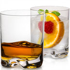 IMPERIAL glass Szklanki 2 sztuki 370ml - Szklanki do wody i whisky z bezołowiowego szkła krystalicznego, można myć w zmywarce, z falistym dnem