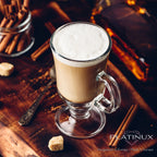 PLATINUX Zestaw szklanek do Irish Coffee z uchem 230ml (6 części) Szklanki do kawy kakao