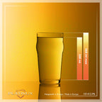 PLATINUX Zestaw 6 szklanek do piwa 500 ml (maks. 568 ml) Szklanki do piwa pszenicznego ze szkła wysokie szklanki do piwa