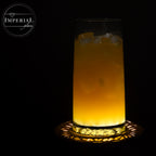 IMPERIAL glass Trinkgläser 6er Set "Faro" - Wassergläser aus Crystalline Glas 530ml, strukturierter Boden spülmaschinenfest