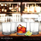 PLATINUX Szklanki do picia 230ml (maks. 270ml) Zestaw 6 szt. Można myć w zmywarce