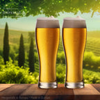 IMPERIAL glass Weizengläser aus Glas 500ml (max. 700ml) Set 6 Stück Spülmaschinenfest