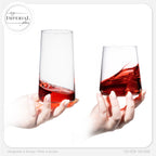 IMPERIAL glass Trinkgläser aus Glas Set 450ml & 550ml 12 Teilig Wassergläser groß