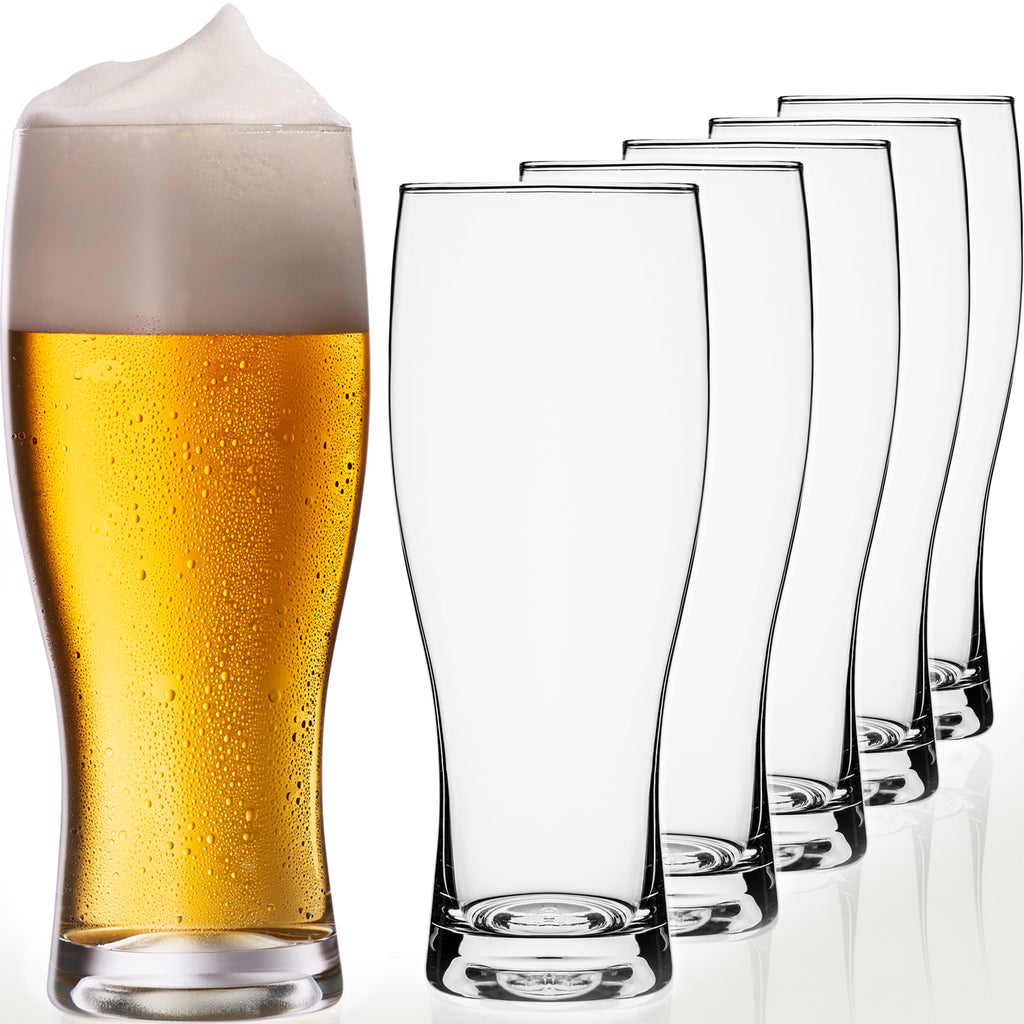 IMPERIAL glass Biergläser 500ml (max. 640ml) Set 6-Teilig 0,5L aus Glas