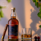 IMPERIAL glass Whiskykaraffe Set mit 6 Whiskygläsern 380ml aus Crystalline Glas "Faro"
