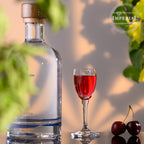 IMPERIAL glass Kieliszki do likieru 6 sztuk 35ml - Kieliszki do wódki na nóżce, kieliszki do shotów ze szkła krystalicznego, można myć w zmywarce