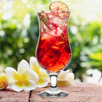 PLATINUX Zestaw szklanek koktajlowych 6 sztuk 400 ml (maks. 470 ml) Szklanki do drinków Szklanki barowe Hurricane Duże (przezroczyste)