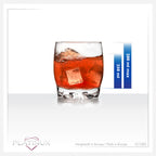 PLATINUX Zestaw 6 szklanek 250 ml, kształtne dno, szklanki do wody, szklanki do whisky