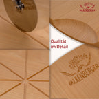FALKENBERGER Pizzateller Pizzabrett XL, massive Buche, 40 cm x 1,7 cm Handgefertigt
