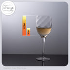 IMPERIAL Weißweingläser 290ml Set mit 2 Weingläsern aus Crystalline Glas mit Rautenmusterung „Glamour“ handgefertigt
