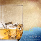 PLATINUX Eleganckie szklanki do picia 240ml, zestaw 6 sztuk, szklanki do wody, szklanki do soku