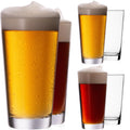 PLATINUX Zestaw szklanek do piwa 500ml (maks. 600ml) 6-częściowy, szklanki do piwa Altbier 0,5L
