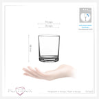PLATINUX Szklanki do picia 230ml (maks. 270ml) Zestaw 6 szt. Można myć w zmywarce