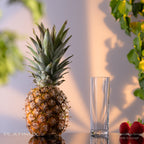 PLATINUX Wysokie szklanki do napojów 240ml (maks. 200ml) Zestaw 12-częściowy Szklanki do soków ze szkła Można myć w zmywarce