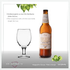 PLATINUX Kufle do piwa kielichowe Zestaw 6 sztuk 300 ml (maks. 400 ml) Szklanki do piwa typu Pils Kielichy do piwa