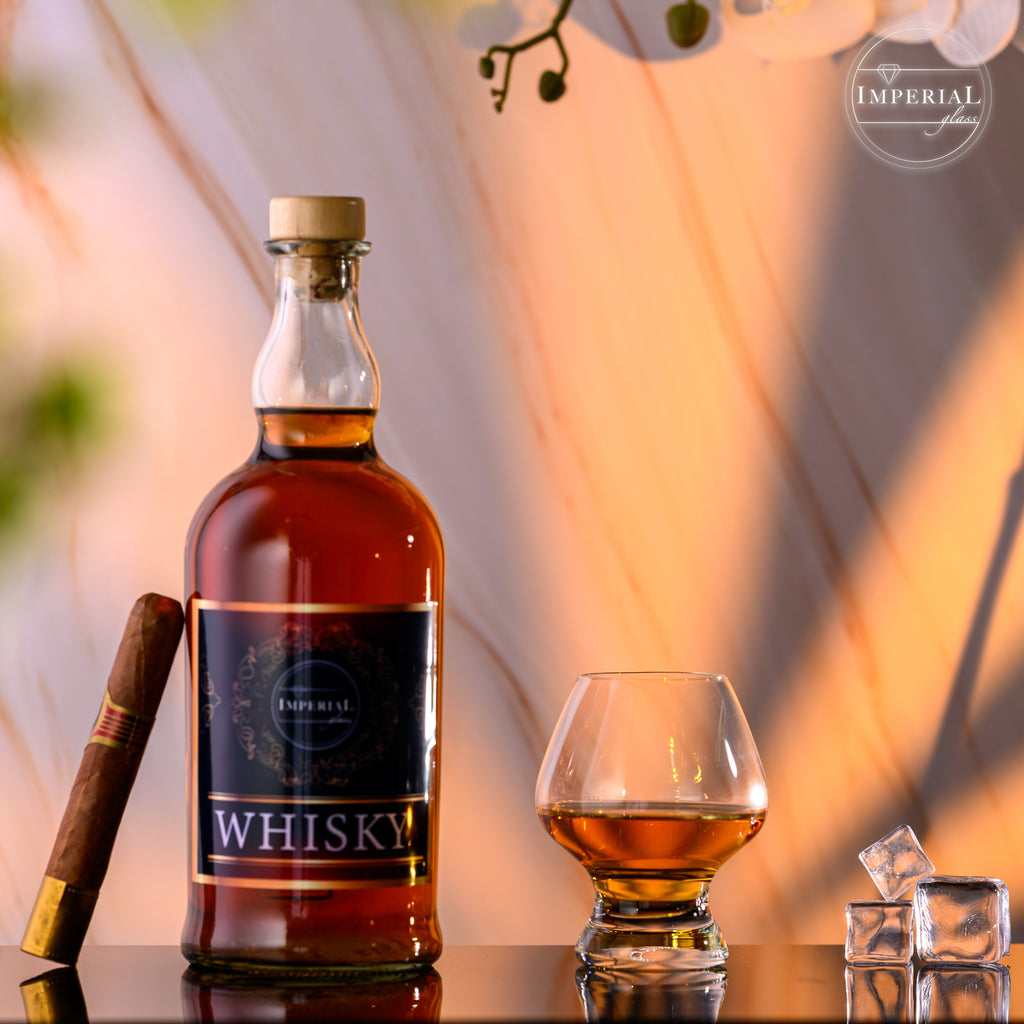 IMPERIAL glass 6-częściowy zestaw do degustacji 220 ml kieliszki do nosingu, kieliszki degustacyjne ze szkła - kieliszki do koniaku, whisky, można myć w zmywarce
