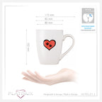 Filiżanka do kawy PLATINUX z uchwytem 250ml (max. 300ml) z motywem kota "Bella"