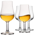 IMPERIAL Zestaw 4 szklanek do degustacji – Szklanki do whisky i brandy 120ml Krystaliczne Szkło Można myć w zmywarce