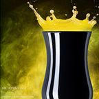 PLATINUX Czarne szklanki koktajlowe zestaw 6 sztuk 400ml (max. 470ml) szklanki do drinków szklanki barowe duże