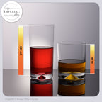 IMPERIAL glass Zestaw szklanek 12-częściowy – Szklanki do wody i soków 420ml i 360ml – Bezołowiowe szkło krystaliczne, można myć w zmywarce – wysokie i niskie szklanki