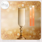 IMPERIAL glass geriffelte Sektkelche 200ml (max 250ml) "Prag" Set 4-Teilig aus Crystalline Glas Spülmaschinenfest
