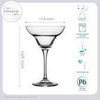 IMPERIAL glass Zestaw 2 kieliszków do margarity 290 ml ze szkła krystalicznego, można myć w zmywarce