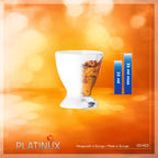 PLATINUX Szklane kieliszki do jajek, zestaw 6 sztuk, stojak na jajka, śniadaniowe kieliszki Egg-Cup 35ml na likier