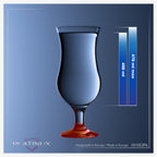 PLATINUX Zestaw 6 szklanek koktajlowych 400ml (max. 470ml) Wysokie szklanki do drinków (czerwone)