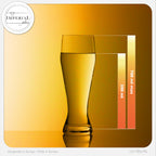 IMPERIAL glass Hohe Weizengläser aus Crystalline Glas Set 6 Stück 500ml (max. 700ml) Spülmaschinenfest