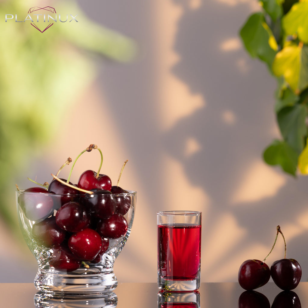 PLATINUX Kieliszki Shot 30ml - Zestaw 12 kieliszków do wódki ze szkła - Można myć w zmywarce