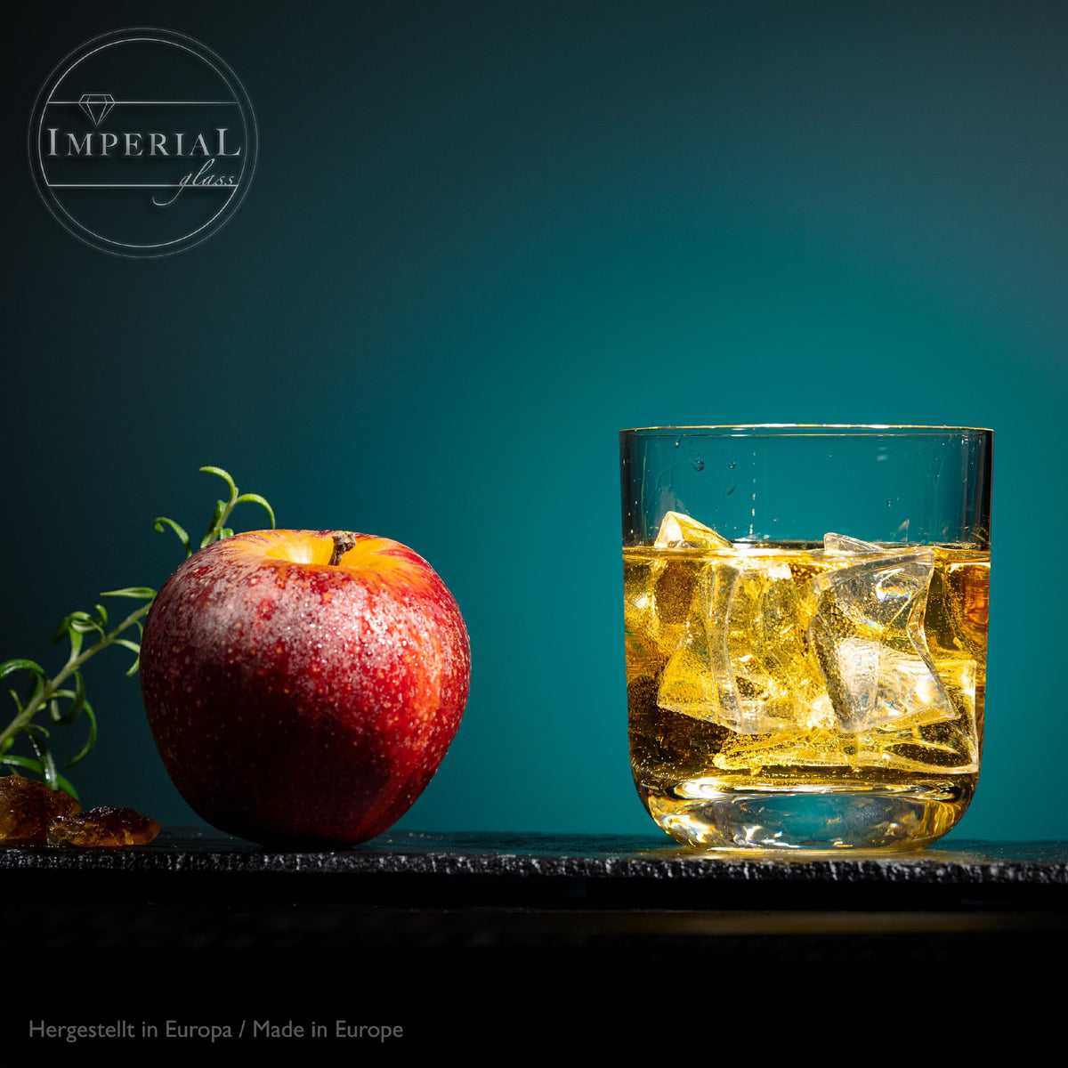 IMPERIAL glass Trinkgläser aus Glas 225ml (max.330ml) Set 12-Teilig