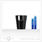 PLATINUX Czarne Kieliszki do Wódki Szklane 30ml (max. 40ml) Zestaw 6 sztuk Kieliszki Shot