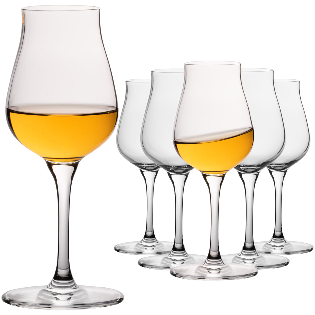 IMPERIAL Kieliszek do degustacji 110ml Szklanka do whisky i koniaku ze szkła krystalicznego Zestaw 6 sztuk Można myć w zmywarce