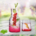 IMPERIAL glass Trinkgläser & Karaffe Set aus Glas 450ml / 1100ml 7-Teilig