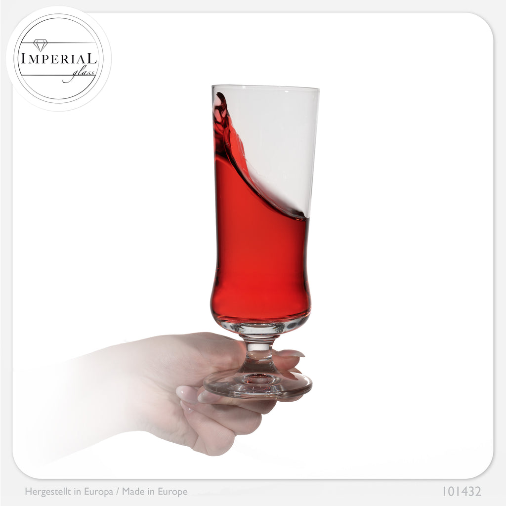 IMPERIAL glass Elegante Cocktailgläser aus Crystalline Glas 300ml Set 6-Teilig