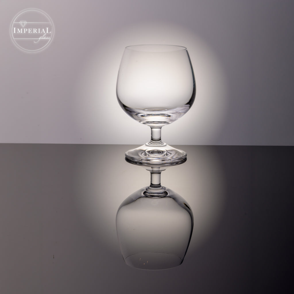 IMPERIAL szklanki do koniaku 6 szt. – szklanki typu snifter o pojemności 250 ml, szklanki do brandy z krystalicznego szkła, szklanki do rumu, można myć w zmywarce